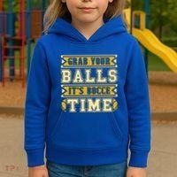 Grab Your Balls ItS Bocce Time Loves Petanque Bocce Ball Gift Kids Hoodie thumb 3