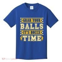 Grab Your Balls ItS Bocce Time Loves Petanque Bocce Ball Gift Kids T-Shirt thumb 0