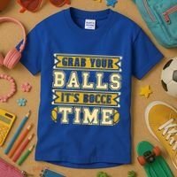 Grab Your Balls ItS Bocce Time Loves Petanque Bocce Ball Gift Kids T-Shirt thumb 3