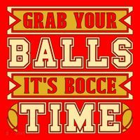 Grab Your Balls ItS Bocce Time Loves Petanque Bocce Ball Gift Santa Hat thumb 1