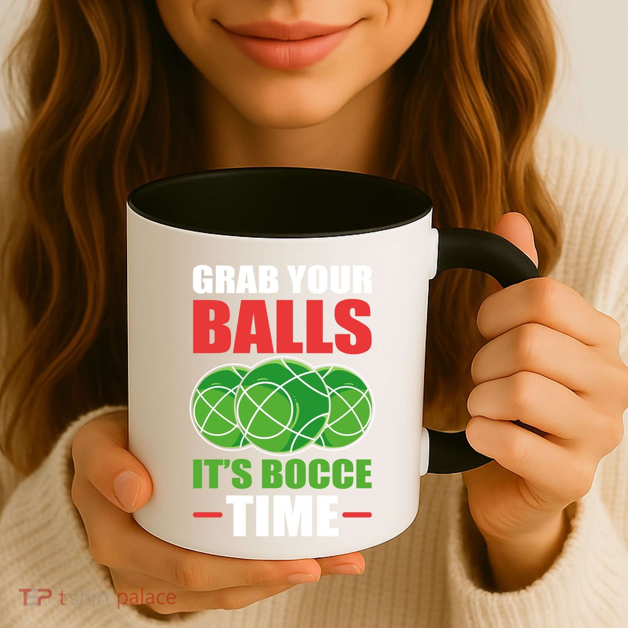 Grab Your Balls ItS Bocce Time Bocce Bocce Ball Gift Coffee Mug