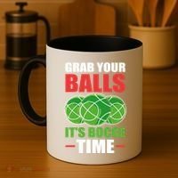 Grab Your Balls ItS Bocce Time Bocce Bocce Ball Gift Coffee Mug thumb 4