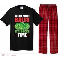 Grab Your Balls ItS Bocce Time Bocce Bocce Ball Gift Pajama Set thumb 0