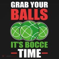 Grab Your Balls ItS Bocce Time Bocce Bocce Ball Gift Ornament thumb 1