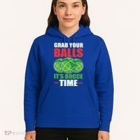 Grab Your Balls ItS Bocce Time Bocce Bocce Ball Gift Hoodie thumb 5