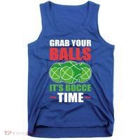 Grab Your Balls ItS Bocce Time Bocce Bocce Ball Gift Tank Top thumb 0