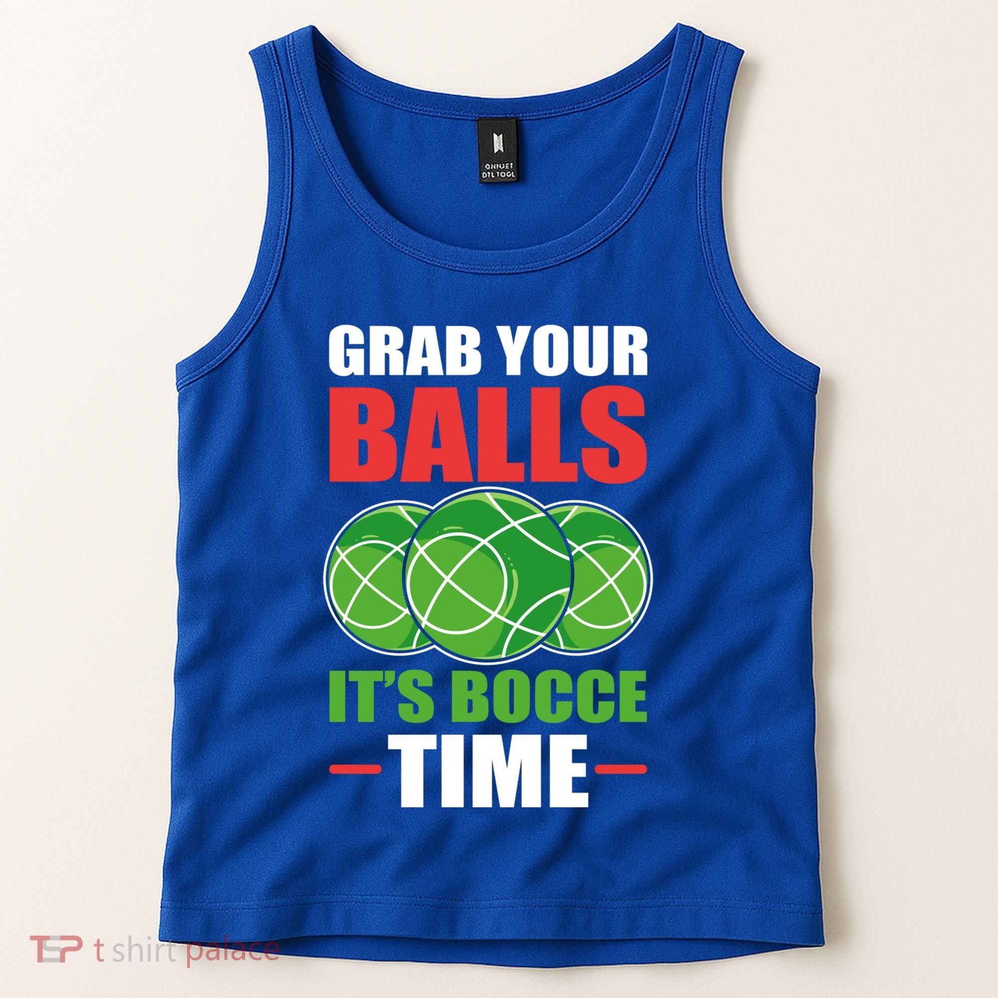 Grab Your Balls ItS Bocce Time Bocce Bocce Ball Gift Tank Top