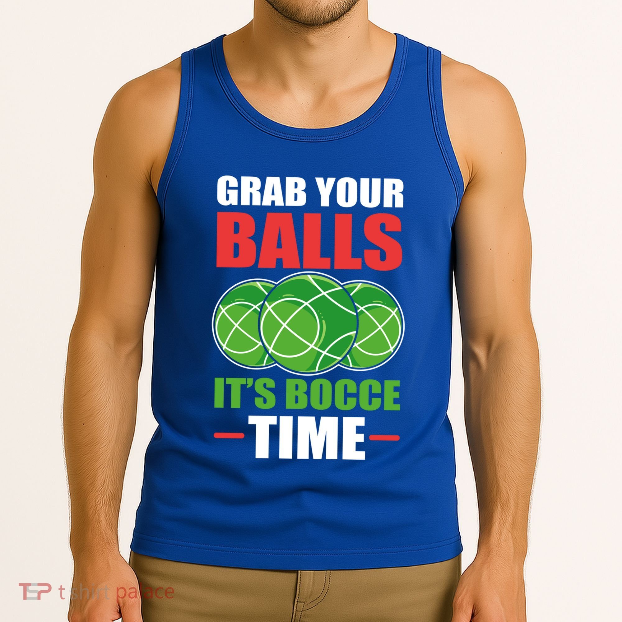 Grab Your Balls ItS Bocce Time Bocce Bocce Ball Gift Tank Top