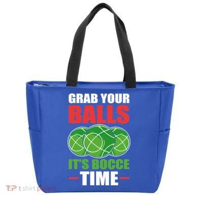 Grab Your Balls ItS Bocce Time Bocce Bocce Ball Gift Tote Bag