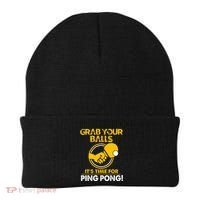 Grab Your Balls Its Time For Ping Pong Beanie thumb 0