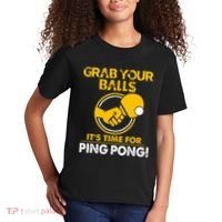 Grab Your Balls Its Time For Ping Pong Kids T-Shirt thumb 2