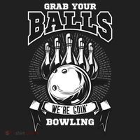 Grab Your Balls WeRe Going Bowling! Gift Beanie thumb 2