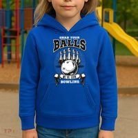 Grab Your Balls WeRe Going Bowling! Gift Kids Hoodie thumb 3