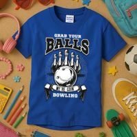 Grab Your Balls WeRe Going Bowling! Gift Kids T-Shirt thumb 3