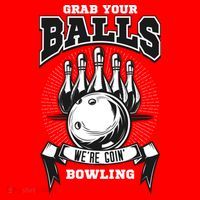 Grab Your Balls WeRe Going Bowling! Gift Santa Hat thumb 1