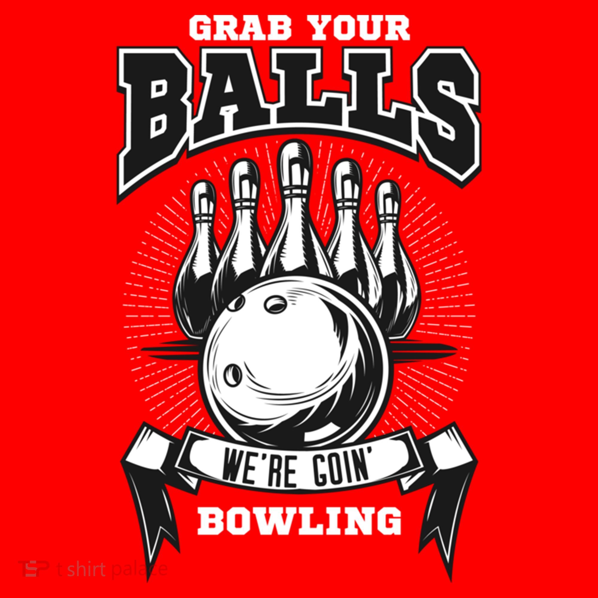 Grab Your Balls WeRe Going Bowling! Gift Santa Hat