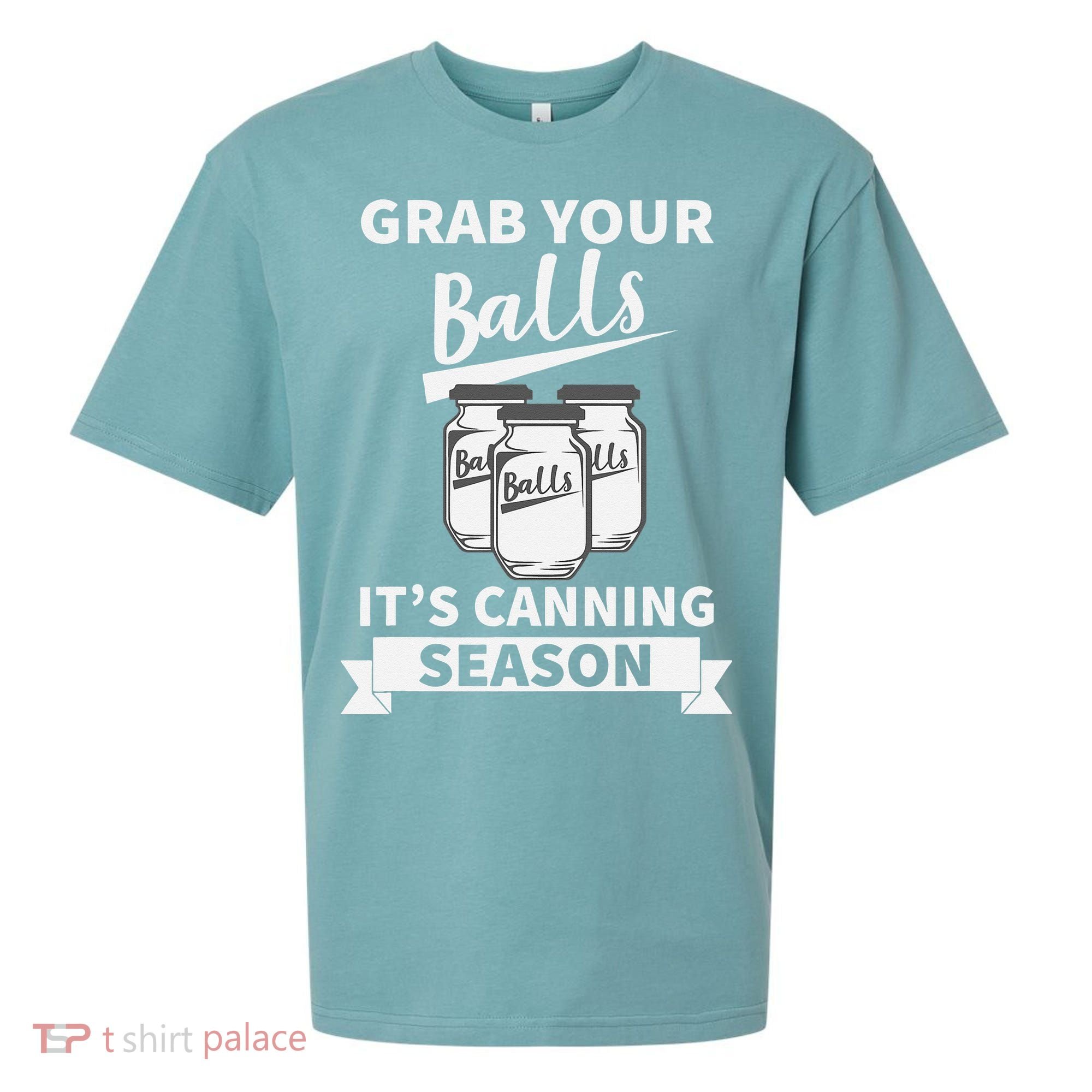 Grab Your Balls Its Canning Season Retro Sueded Cloud Jersey T-Shirt