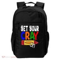 Get Your Cray On Funny Gift Backpack thumb 0
