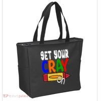 Get Your Cray On Funny Gift Tote Bag thumb 2
