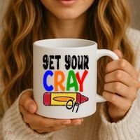 Get Your Cray On Funny Gift Coffee Mug thumb 3
