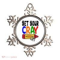 Get Your Cray On Funny Gift Ornament thumb 0