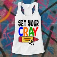 Get Your Cray On Funny Gift Women's Tank Top thumb 3
