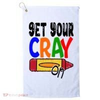 Get Your Cray On Funny Gift Golf Towel thumb 0