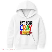 Get Your Cray On Funny Gift Kids Hoodie thumb 0