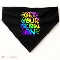 Get Your Glow On USA-Made Doggie Bandana thumb 0