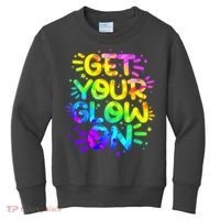 Get Your Glow On Kids Sweatshirt thumb 0