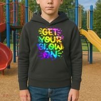 Get Your Glow On Kids Hoodie thumb 2