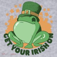 Get Your Irish On St Patricks Day Frog Women's Sweatshirt thumb 2