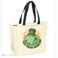 Get Your Irish On St Patricks Day Frog Tote Bag thumb 2