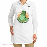 Get Your Irish On St Patricks Day Frog Apron thumb 2