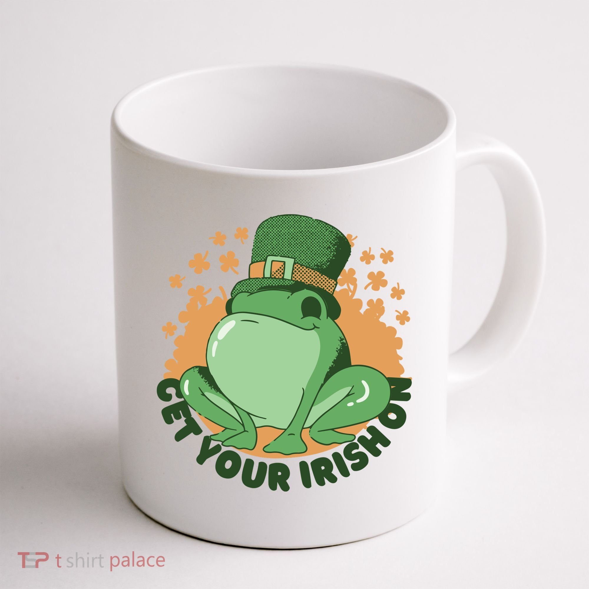 Get Your Irish On St Patricks Day Frog Coffee Mug