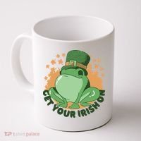 Get Your Irish On St Patricks Day Frog Coffee Mug thumb 0