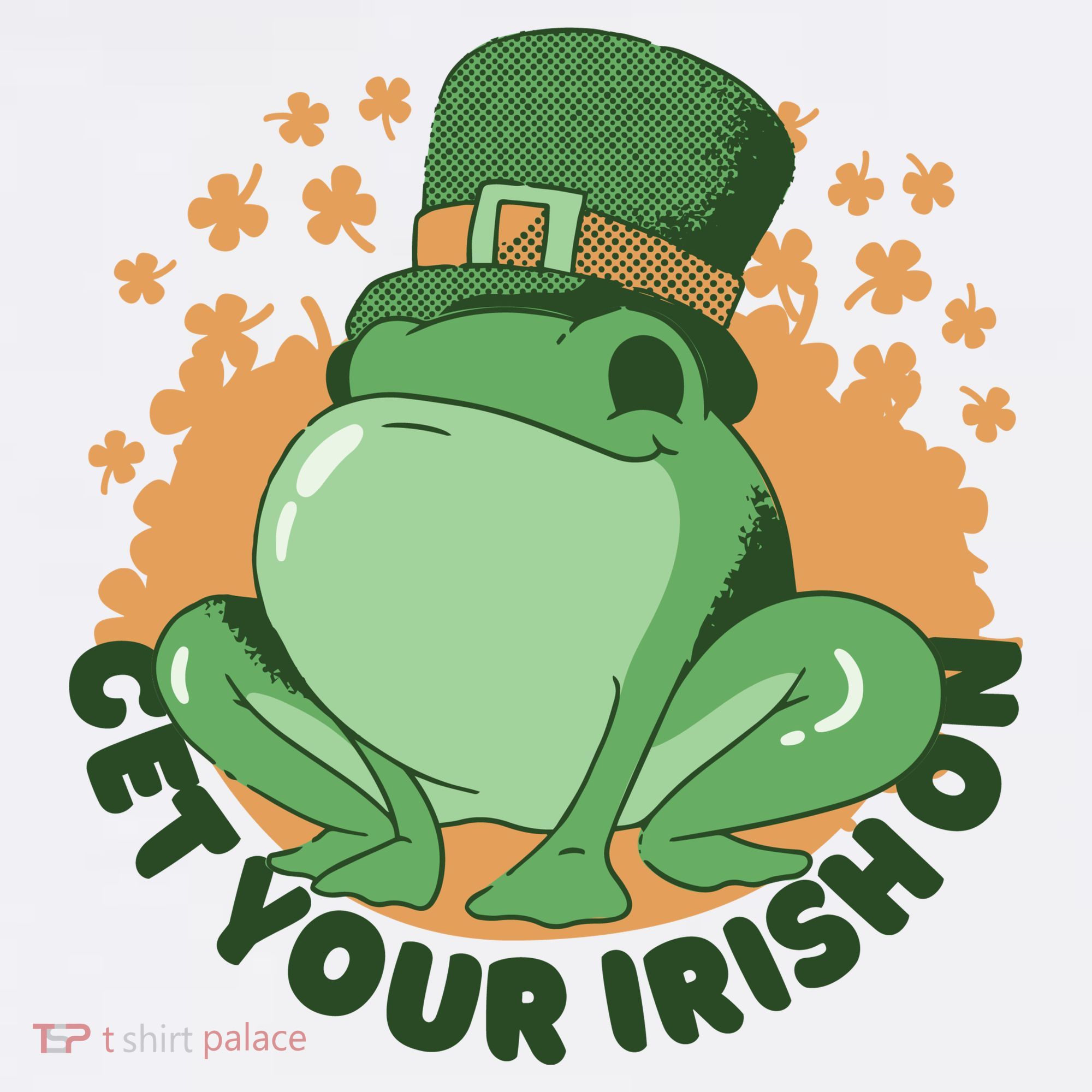 Get Your Irish On St Patricks Day Frog Beanie