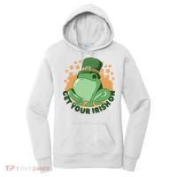 Get Your Irish On St Patricks Day Frog Women's Hoodie thumb 0