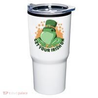 Get Your Irish On St Patricks Day Frog Tumbler thumb 0