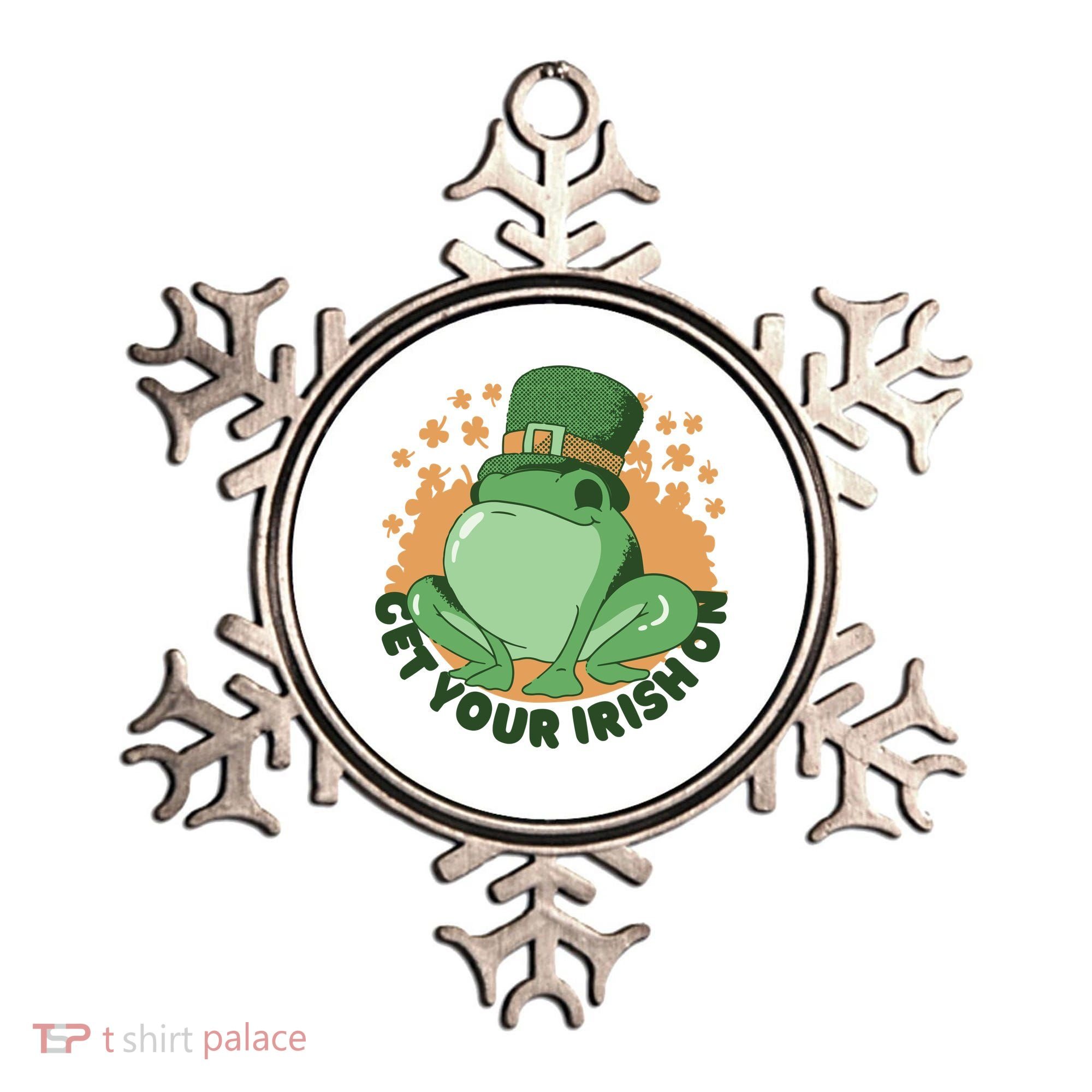 Get Your Irish On St Patricks Day Frog Ornament