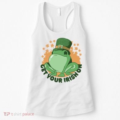 Get Your Irish On St Patricks Day Frog Women's Tank Top
