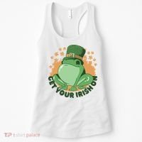 Get Your Irish On St Patricks Day Frog Women's Tank Top thumb 0