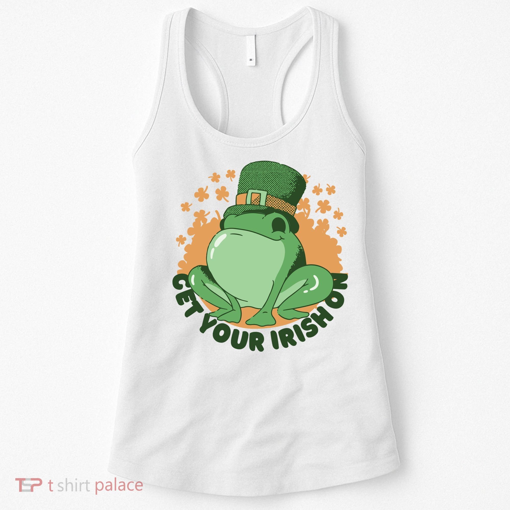 Get Your Irish On St Patricks Day Frog Women's Tank Top
