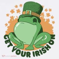 Get Your Irish On St Patricks Day Frog Baby Bodysuit thumb 2