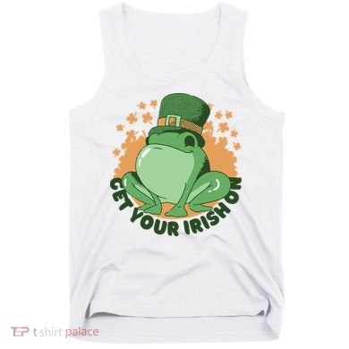 Get Your Irish On St Patricks Day Frog Tank Top
