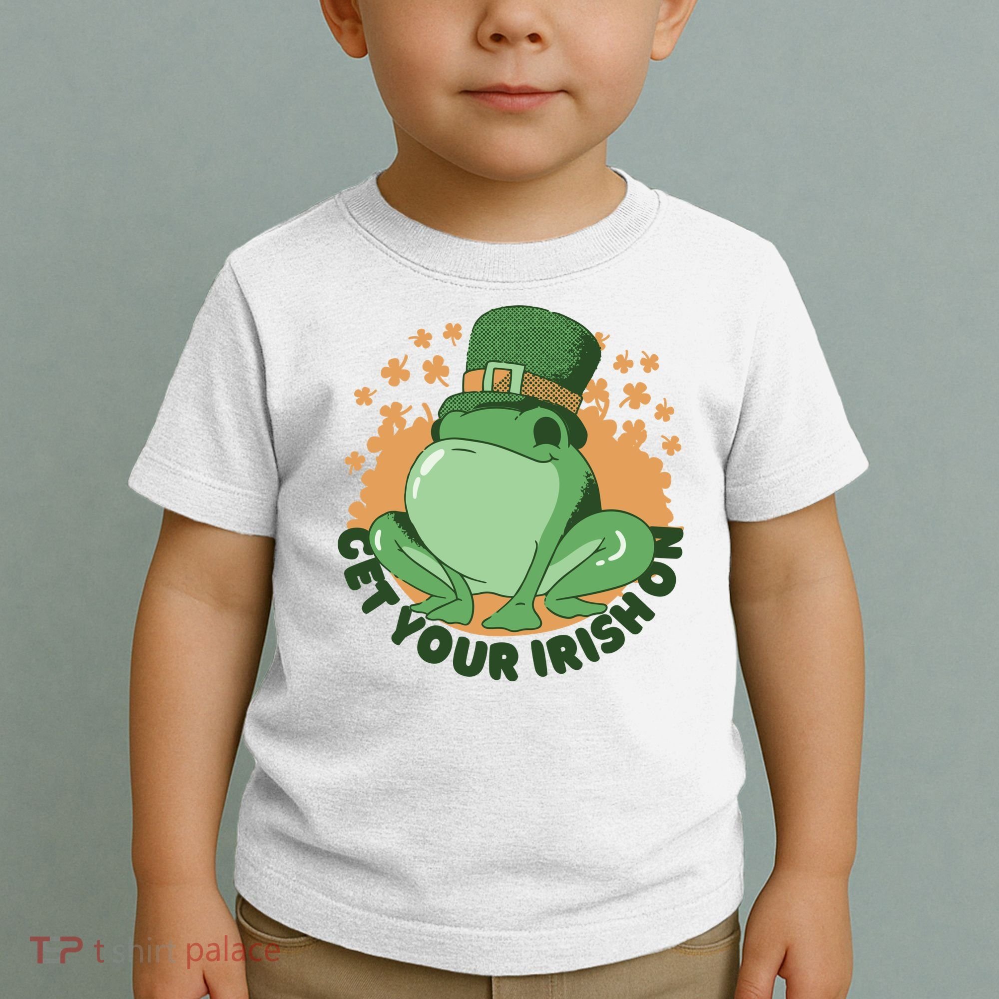Get Your Irish On St Patricks Day Frog Toddler T-Shirt