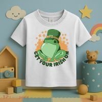 Get Your Irish On St Patricks Day Frog Toddler T-Shirt thumb 3