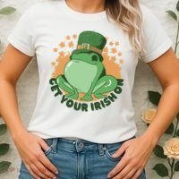Get Your Irish On St Patricks Day Frog Women's T-Shirt thumb 2