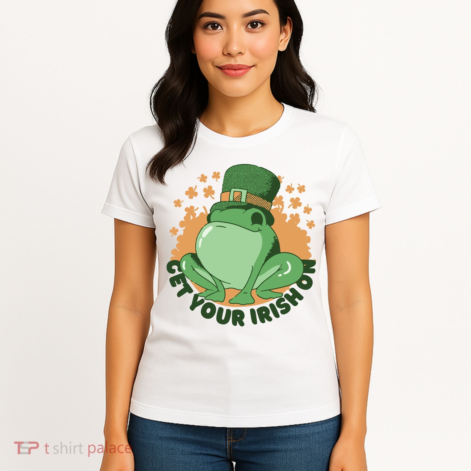 Get Your Irish On St Patricks Day Frog Women's T-Shirt