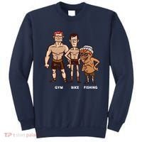 Gym Bike Fishing Funny Sweatshirt thumb 0